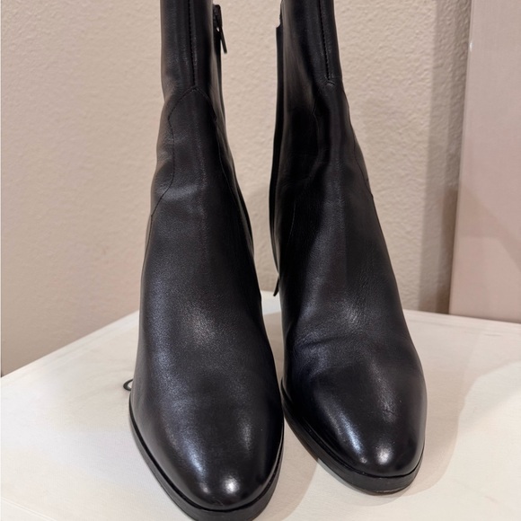Celine Sleek Black Heeled Boots - Picture 11 of 13
